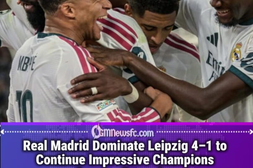 Real Madrid Thrash RB Leipzig 4–1 as Mourinho's Men Shine in Champions League
